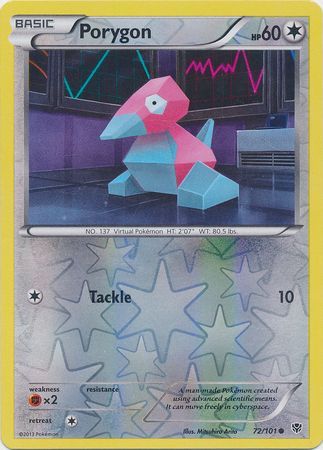 Porygon - 72/101 - Common - Reverse Holo available at 401 Games Canada