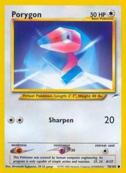 Porygon - 78/105 - Common - Unlimited available at 401 Games Canada