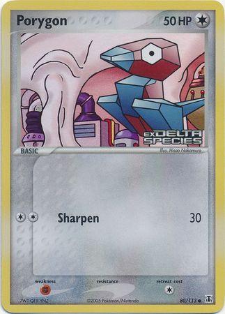 Porygon - 80/113 - Common - Reverse Holo available at 401 Games Canada