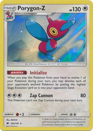 Porygon-Z - 105/147 - Holo Rare available at 401 Games Canada