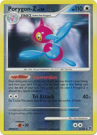 Porygon-Z - 6/106 - Holo Rare - Reverse Holo available at 401 Games Canada