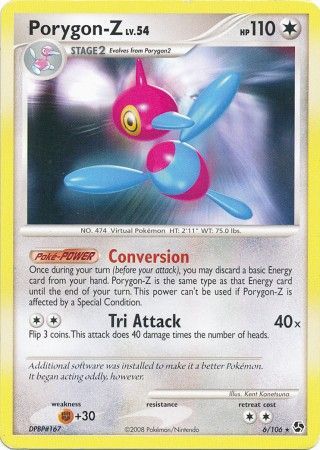 Porygon-Z - 6/106 - Rare - Theme Deck Exclusive available at 401 Games Canada