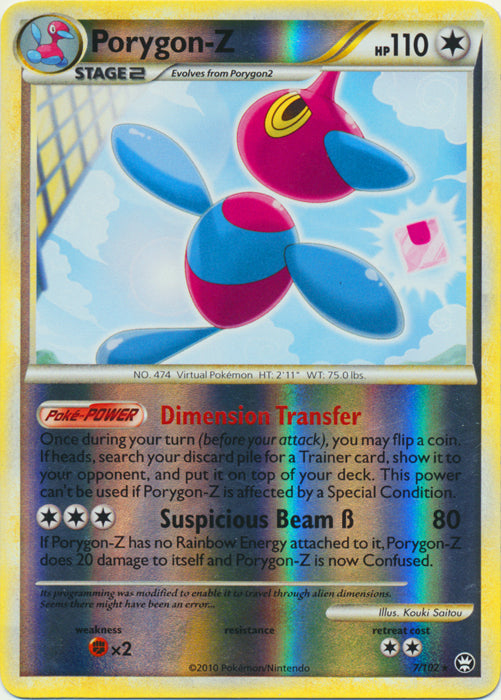 Porygon-Z - 7/102 - Holo Rare - Reverse Holo available at 401 Games Canada