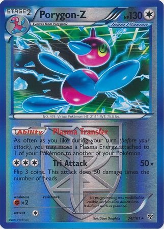 Porygon-Z - 74/101 - Holo Rare - Reverse Holo available at 401 Games Canada