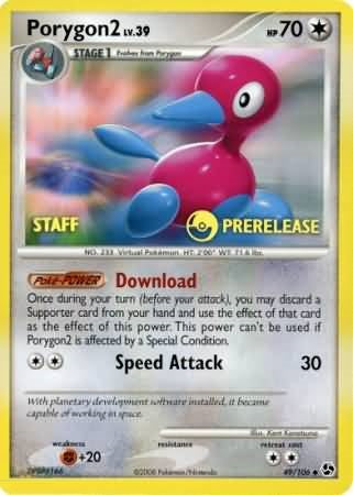 Porygon2 - 49/106 - (Staff) Pre-Release Promo