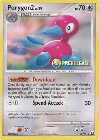 Porygon2 - 49/106 - Pre-Release Promo available at 401 Games Canada