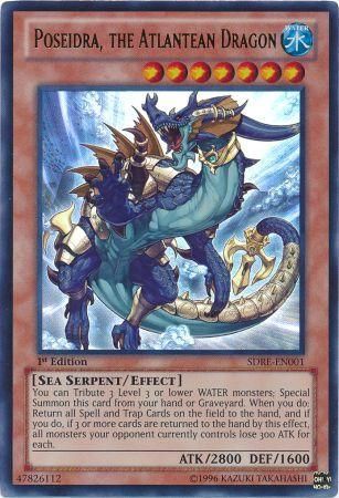 Poseidra, the Atlantean Dragon - SDRE-EN001 - Ultra Rare - 1st Edition available at 401 Games Canada