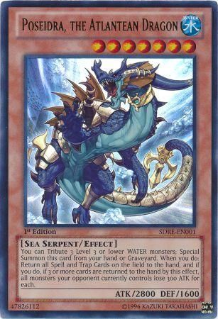 Poseidra, the Atlantean Dragon - SDRE-EN001 - Ultra Rare - 1st Edition available at 401 Games Canada