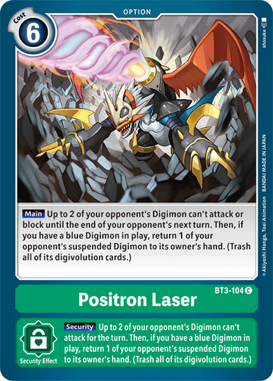 Positron Laser - BT3-104 - Common available at 401 Games Canada