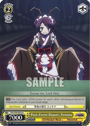 Post-Event Report, Entoma - OVL/S99-E014 - Uncommon available at 401 Games Canada