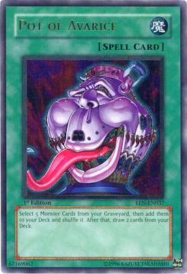 Pot of Avarice - EEN-EN037 - Ultimate Rare - 1st Edition available at 401 Games Canada