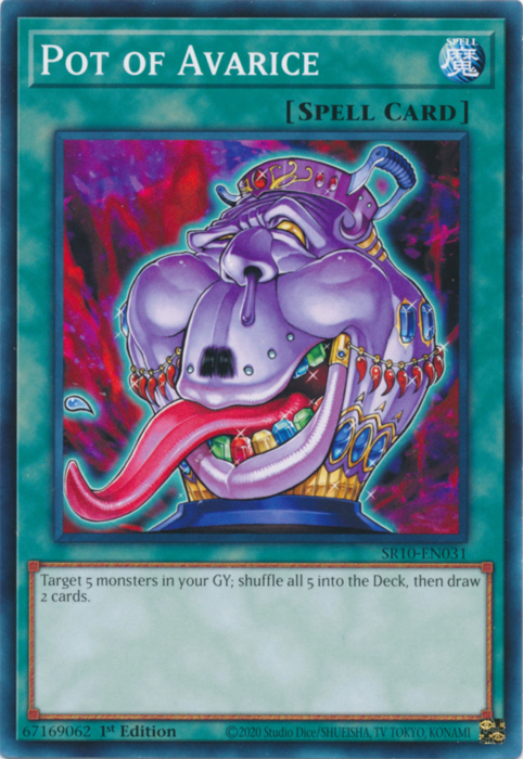 Pot of Avarice - SR10-EN031 - Common - 1st Edition available at 401 Games Canada