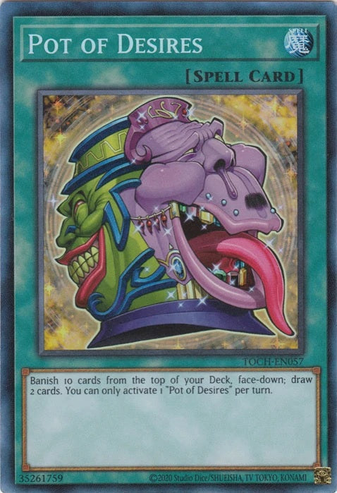 Pot of Desires - TOCH-EN057 - Collector's Rare - Unlimited available at 401 Games Canada