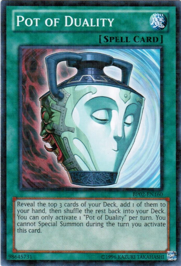 Pot of Duality - BP02-EN160 - Mosaic Rare - Unlimited available at 401 Games Canada