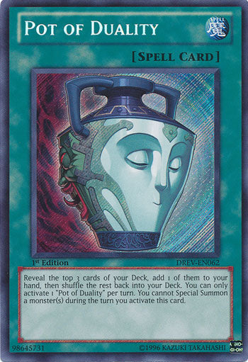 Pot of Duality - DREV-EN062 - Secret Rare - 1st Edition available at 401 Games Canada