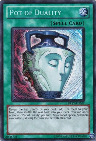 Pot of Duality - DREV-EN062 - Secret Rare - Unlimited available at 401 Games Canada