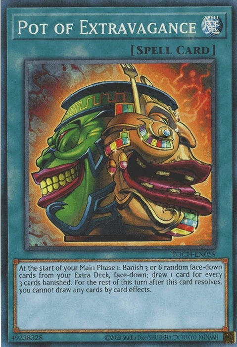 Pot of Extravagance - TOCH-EN059 - Collector's Rare - Unlimited available at 401 Games Canada