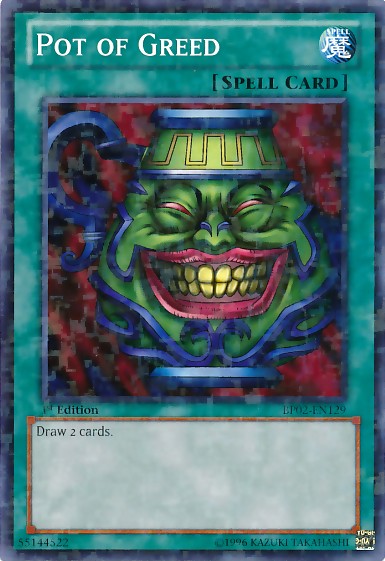 Pot of Greed - BP02-EN129 - Mosaic Rare - 1st Edition available at 401 Games Canada