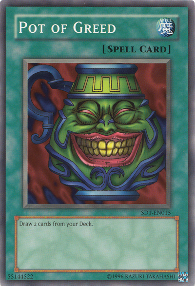 Pot of Greed - SD1-EN015 - Common - Unlimited available at 401 Games Canada