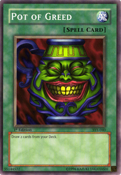Pot of Greed - SYE-040 - Common - 1st Edition available at 401 Games Canada
