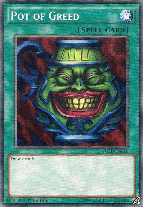 Pot of Greed - YGLD-ENB26 - Common - 1st Edition available at 401 Games Canada