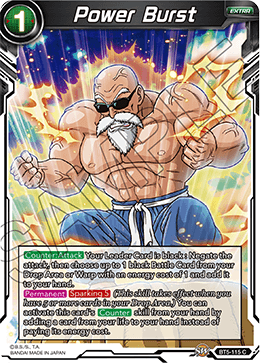 Power Burst - BT5-115 - Common available at 401 Games Canada
