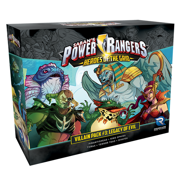 Power Rangers - Heroes of the Grid - Villain Pack #3: Legacy of Evil available at 401 Games Canada