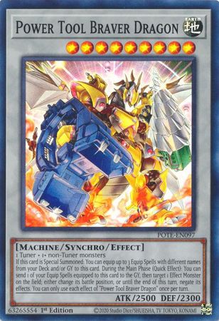 Power Tool Braver Dragon - POTE-EN097 - Super Rare - 1st Edition available at 401 Games Canada