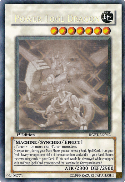 Power Tool Dragon - RGBT-EN042 - Ghost Rare - 1st Edition available at 401 Games Canada