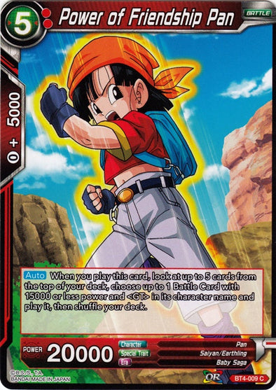 Power of Friendship Pan - BT4-009 - Common available at 401 Games Canada