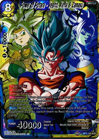 Power of Potara - Vegito, Kefla & Zamasu - BT7-131 - Secret Rare available at 401 Games Canada