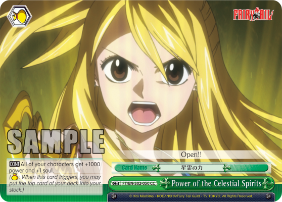 Power of the Celestial Spirits - FT/EN-S02-050 - Climax Common available at 401 Games Canada