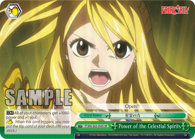 Power of the Celestial Spirits - FT/EN-S02-050s - Super Rare available at 401 Games Canada