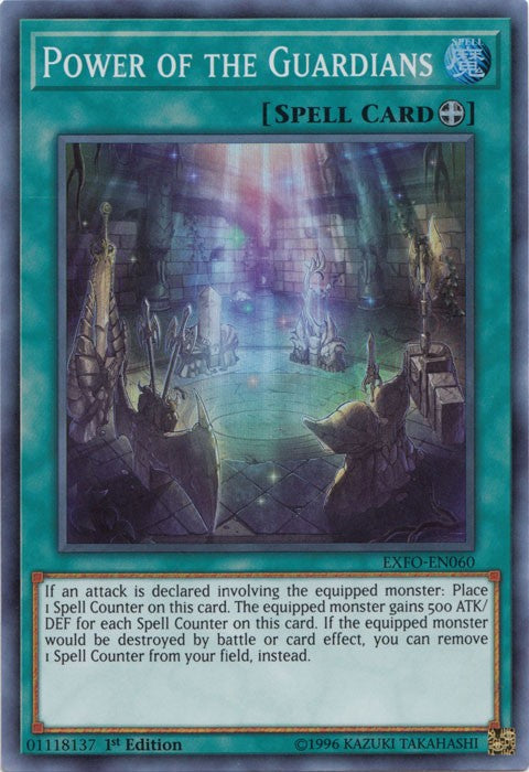 Power of the Guardians - EXFO-EN060 - Super Rare - 1st Edition available at 401 Games Canada