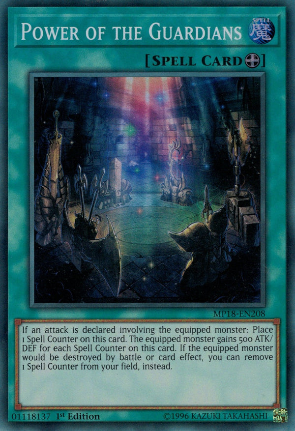 Power of the Guardians - MP18-EN208 - Super Rare - 1st Edition available at 401 Games Canada