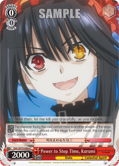 Power to Stop Time, Kurumi - DAL/W79-E064 - Common available at 401 Games Canada