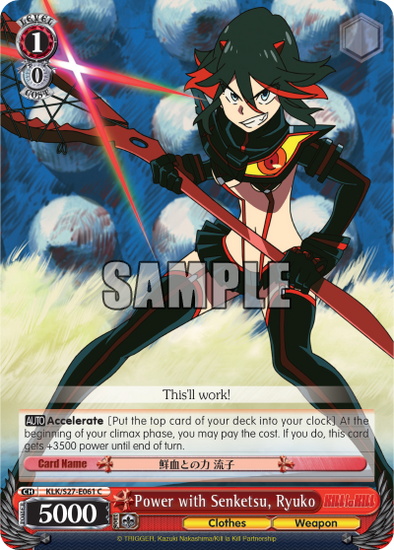 Power with Senketsu, Ryuko - KLK/S27-E061 - Common available at 401 Games Canada