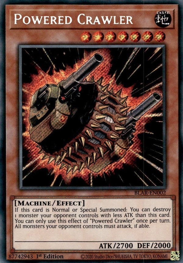 Powered Crawler - BLAR-EN002 - Secret Rare - 1st Edition available at 401 Games Canada