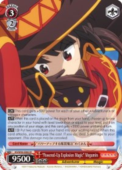 "Powered-Up Explosion Magic" Megumin - KS/W55-E053 - Rare available at 401 Games Canada