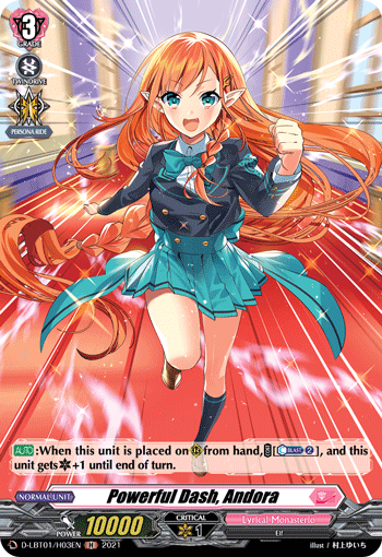 Powerful Dash, Andora - D-LBT01/H03 - Holo Rare available at 401 Games Canada