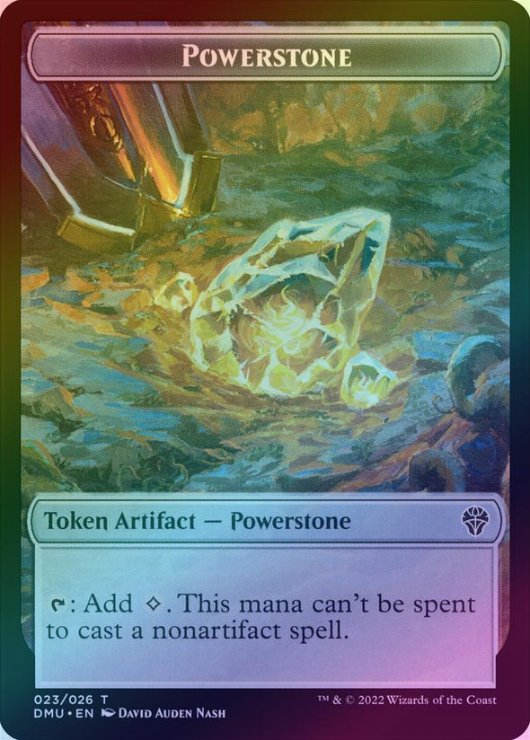 Saproling // Powerstone Token (Foil) (TDMU)