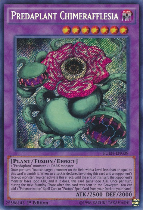 Predaplant Chimerafflesia - FUEN-EN009 - Secret Rare - 1st Edition available at 401 Games Canada