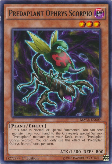 Predaplant Ophrys Scorpio - MACR-EN009 - Rare - 1st Edition available at 401 Games Canada