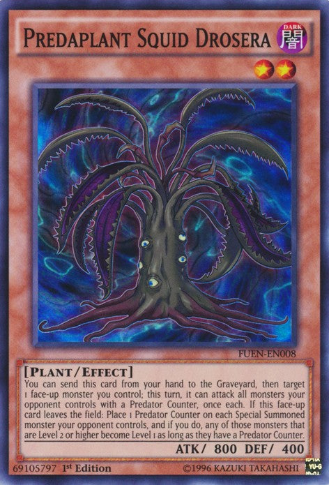 Predaplant Squid Drosera - FUEN-EN008 - Super Rare - 1st Edition available at 401 Games Canada