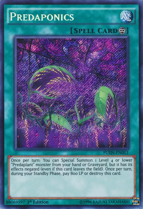 Predaponics - FUEN-EN011 - Secret Rare - 1st Edition available at 401 Games Canada