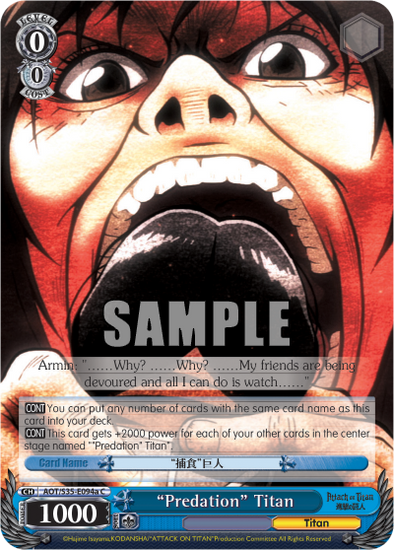 "Predation" Titan - AOT/S35-E094a - Common (A) available at 401 Games Canada