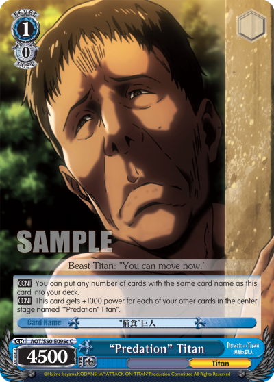 "Predation" Titan - AOT/S50-E095c - Common (C) available at 401 Games Canada