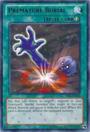 Premature Burial - BP01-EN040 - Starfoil Rare - Unlimited available at 401 Games Canada