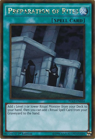 Preparation of Rites - PGL2-EN054 - Gold Rare - 1st Edition available at 401 Games Canada