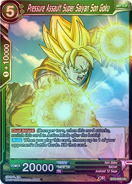 Pressure Assault Super Saiyan Son Goku - BT3-058 - Uncommon (Foil) available at 401 Games Canada